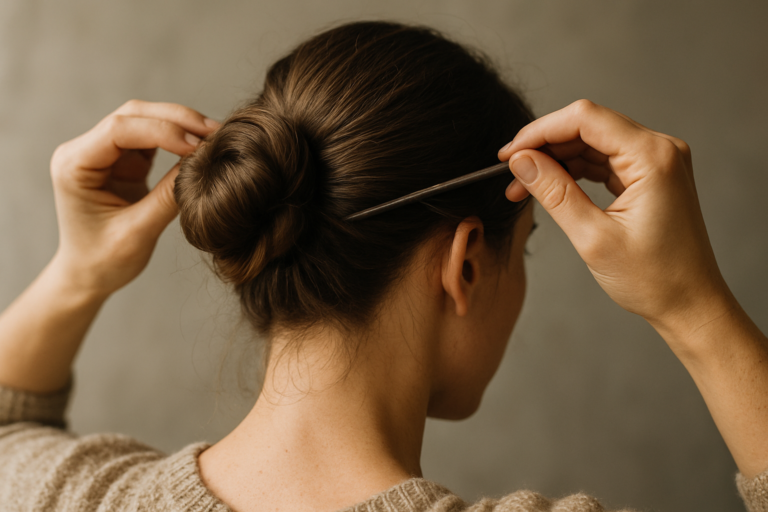 Coiffure cheveux en pic : comment choisir et utiliser un pic à cheveux adapté à votre chignon