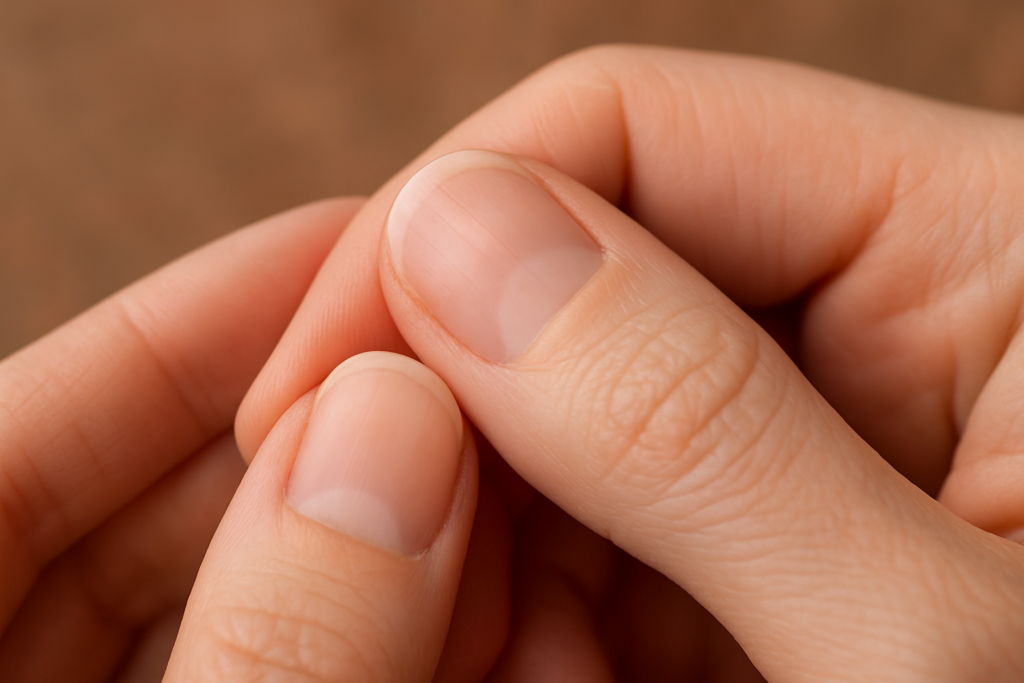 Lunule ongle non visible : quand est-ce normal et quand faut-il s’inquiéter ?