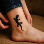 Tatouage salamandre cheville : guide complet (styles, significations et idées)
